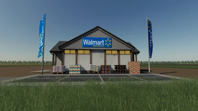 FS19 Supermarket Walmart By BOB51160