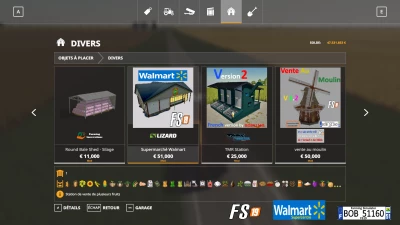 FS19 Supermarket Walmart By BOB51160