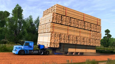 Giant Cargo Trailer Mod 1.40