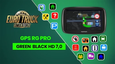 GPS RG PRO GREEN BLACK HD v7.0