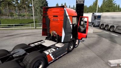 New RENAULT Truck Door Animation Mod 1.40