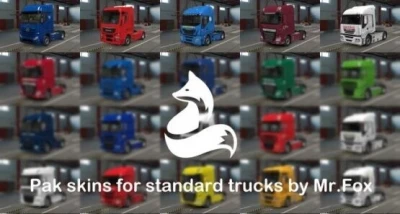 Pack of Russian Skins for SCS Trucks by Mr.Fox v0.5 1.40.x