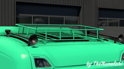 Painted and chrome roofracks for Scania Next-Gen v1.0