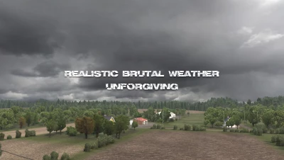 Realistic Brutal Weather Unforgiving v6.3 ETS2 1.40