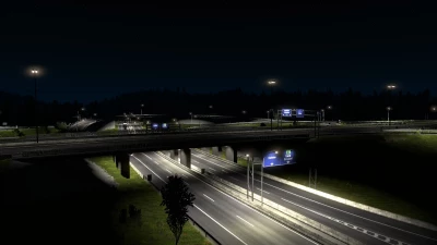 Rotterdam Brussel Highway with Calais Duisburg Road Interchange v2.5