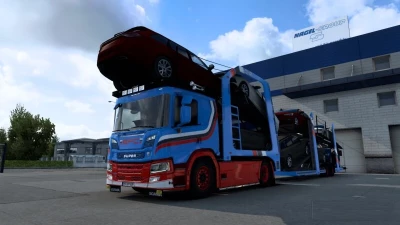 Scania P Cartransporter for Eugene Scania Pack v3.0