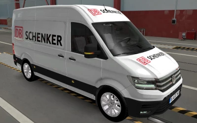 SKIN VOLKSWAGEN CRAFTER ETS2 AND ATS DB SCHENKER 1.40