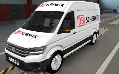 SKIN VOLKSWAGEN CRAFTER ETS2 AND ATS DB SCHENKER 1.40