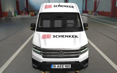 SKIN VOLKSWAGEN CRAFTER ETS2 AND ATS DB SCHENKER 1.40