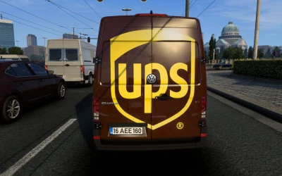 SKIN VOLKSWAGEN CRAFTER ETS2 AND ATS UPS 1.40