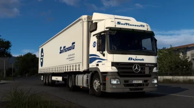 SovTransAvto Mercedes Actros MP2 L Paintjob Combo 1.40