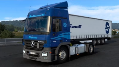 SovTransAvto Mercedes Actros MP2 L Paintjob Combo 1.40