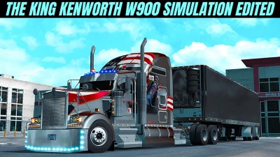 The King of L.A. Workshop Mod SCS Kenworth v1.5 edited by Simulacion v1.39