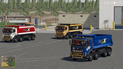 Volvo FMX 8X4 Hardox Tipper FS Miner's Edit v1.0