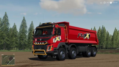 Volvo FMX 8X4 Hardox Tipper FS Miner's Edit v1.0