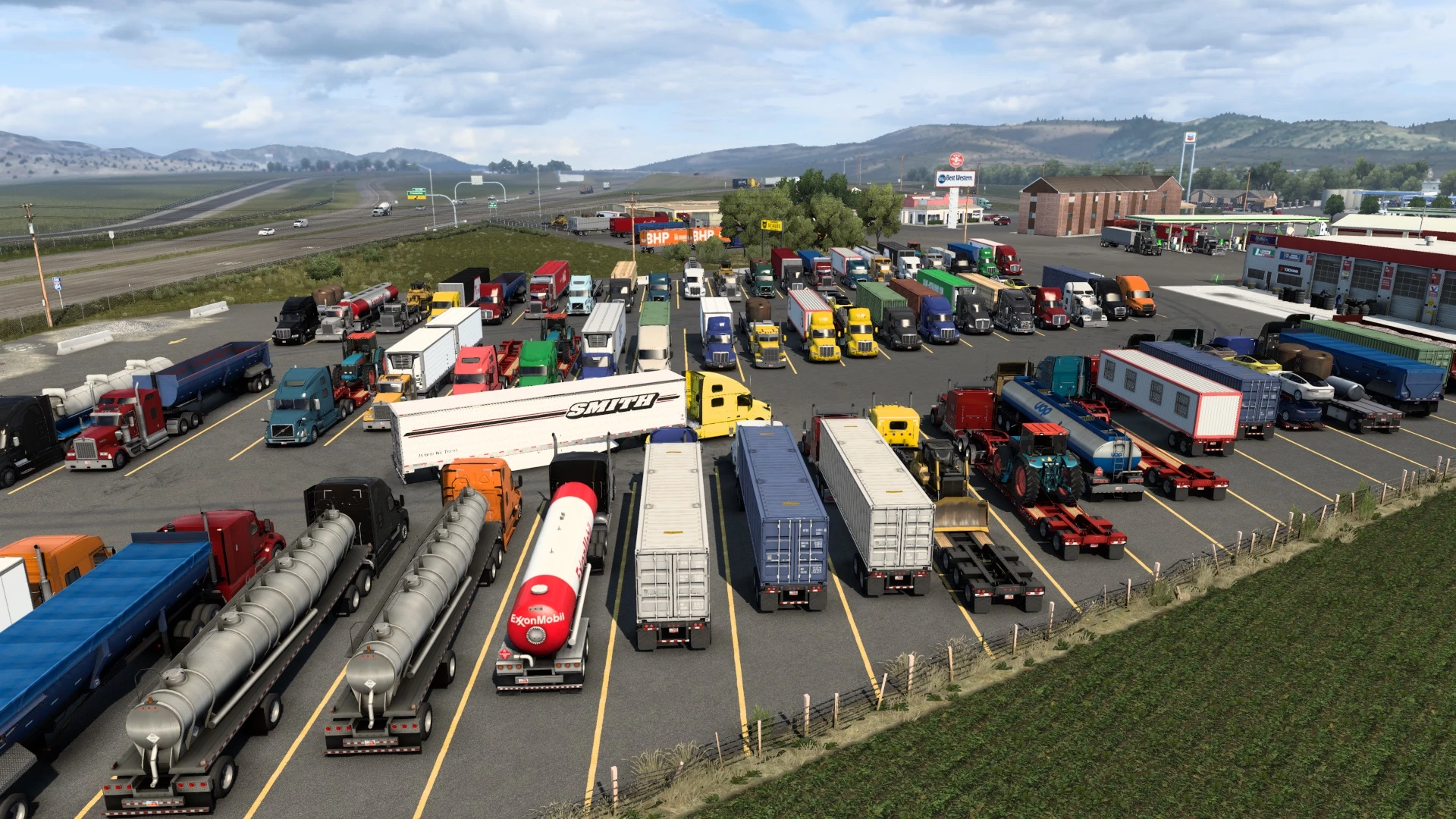 American Truck Stop V1.00 By Ernst Veliz Ats 1.40.x - Modhub.us