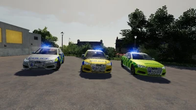 AUDI S4 UK EMERGENCY VEHCILES PACK v1.0.0.0