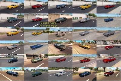 Classic Cars AI Traffic Pack by Jazzycat v5.7