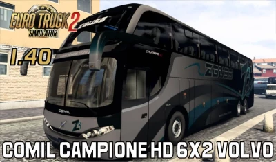 COMIL CAMPIONE HD 6X2 VOLVO - ETS2 1.40