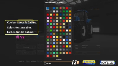 FS19 New Holland T8 V1 & V2 By BOB51160