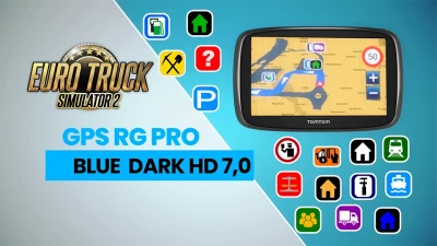 GPS RG PRO BLUE DARK HD v7.0
