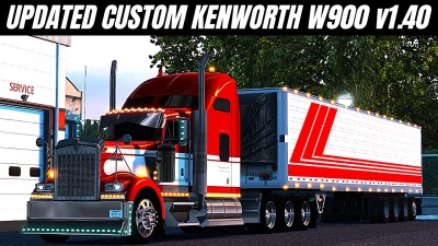 Kenworth W900 Custom With Pinga Truck Parts 1.40