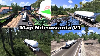 Map Ndesovania V1 Update Version ETS2 1.36 - 1.40