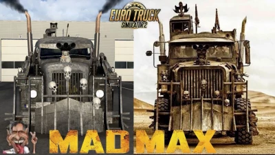 MONTRO 111s MADMAX Truck + Madmax Trailer Mod - ETS2/ATS 1.40