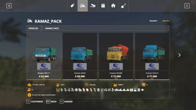 Pack Kamaz v4.7.0.0