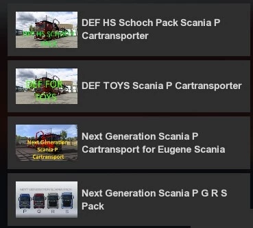 Scania P Cartransporter for Eugene Scania Pack v6.0