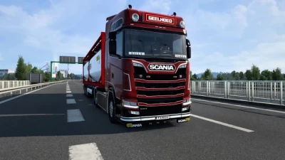 Scania S Geel Hoed Metallic Skin v1.0