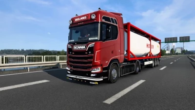 Scania S Geel Hoed Metallic Skin v1.0