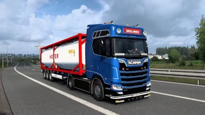 Scania S Geel Hoed Metallic Skin v1.0