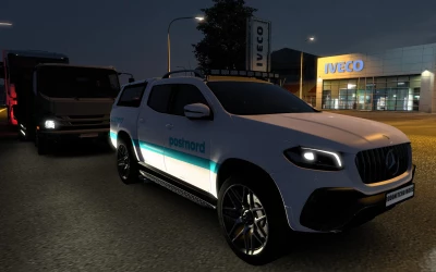 SKIN MERCEDES-BENZ W470 X-CLASS POSTNORD 1.40