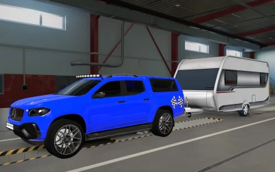 SKIN MERCEDES-BENZ W470 X-CLASS RACING BLUE 1.40