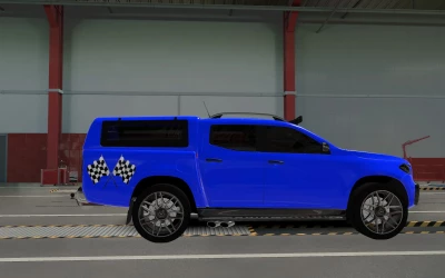 SKIN MERCEDES-BENZ W470 X-CLASS RACING BLUE 1.40