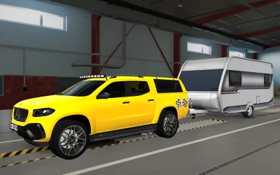 SKIN MERCEDES-BENZ W470 X-CLASS RACING YELLOW 1.40