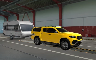 SKIN MERCEDES-BENZ W470 X-CLASS RACING YELLOW 1.40