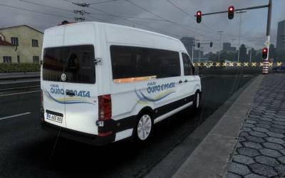 SKIN VOLKSWAGEN CRAFTER ETS2 AND ATS VIAÇÃO OURO E PRATA 1.40