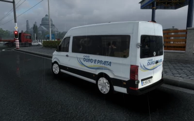 SKIN VOLKSWAGEN CRAFTER ETS2 AND ATS VIAÇÃO OURO E PRATA 1.40