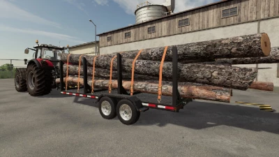 Small Flatbed Trailer With Tipper/Logging Options v1.0.0.0