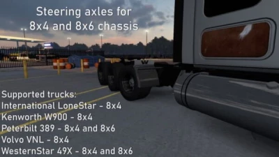 Steering Axles for 8x4 and 8x6 Chassis v1.0