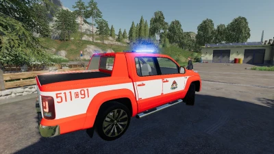 Volswagen Amarok wersja czerwono-biała v4.0