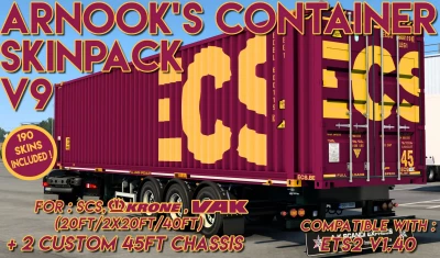 Arnook's SCS Containers Skin Project v9.0