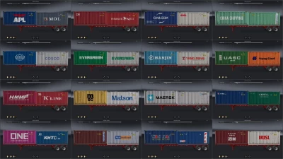 [ATS] Shipping Container Cargo Pack v2.3 by Satyanwesi 1.40