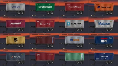 [ATS] Shipping Container Cargo Pack v2.3 by Satyanwesi 1.40