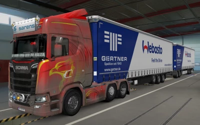 BIG LIGHTBOX SCANIA R AND S 2016 SARENS BY RODONITCHO MODS 1.40