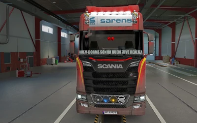 BIG LIGHTBOX SCANIA R AND S 2016 SARENS BY RODONITCHO MODS 1.40