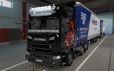 BIG LIGHTBOX SCANIA R AND S 2016 SARENS BY RODONITCHO MODS 1.40