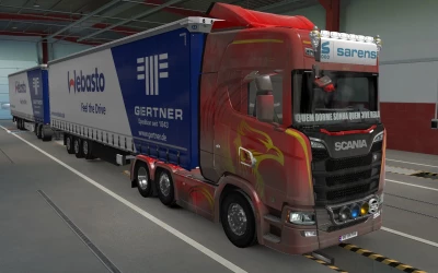 BIG LIGHTBOX SCANIA R AND S 2016 SARENS BY RODONITCHO MODS 1.40